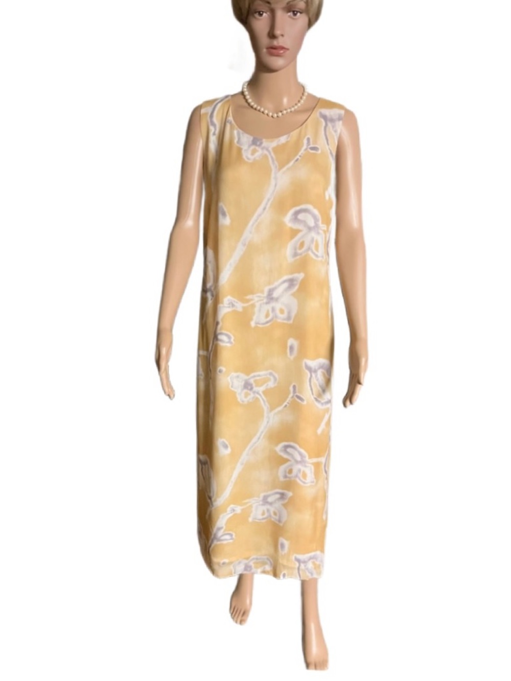 Marsel~ Women’s Size 34 (Medium) Gold Maxi Sleeveless Dress